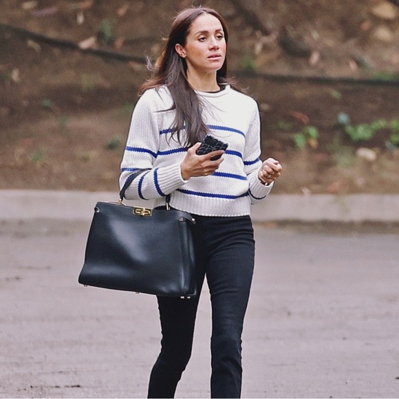 NWT Lane Bryant Classic Blue Stripe Crewneck Sweater Size 22/24 - Picture 4 of 4